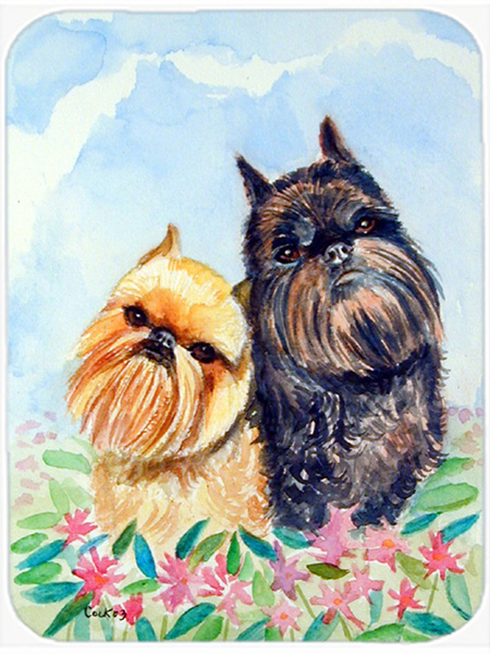 Picture of Carolines Treasures 7179LCB Brussels Griffon Glass Cutting Board - Large- 15 x 12 in.