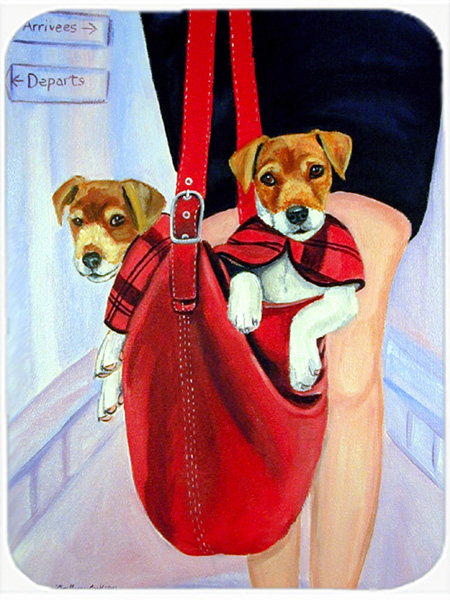 Picture of Carolines Treasures 7251LCB Jack Russell Terrier Glass Cutting Board - Large- 15 x 12 in.