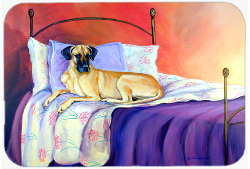 Picture of Carolines Treasures 7256LCB Great Dane Glass Cutting Board - Large- 15 x 12 in.