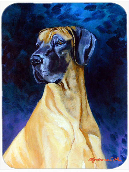 Picture of Carolines Treasures 7277LCB Great Dane Glass Cutting Board - Large- 15 x 12 in.