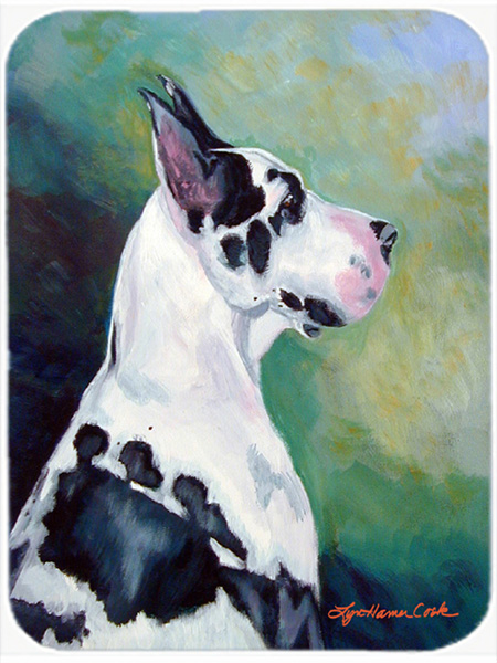 Picture of Carolines Treasures 7278LCB Great Dane Glass Cutting Board - Large- 15 x 12 in.
