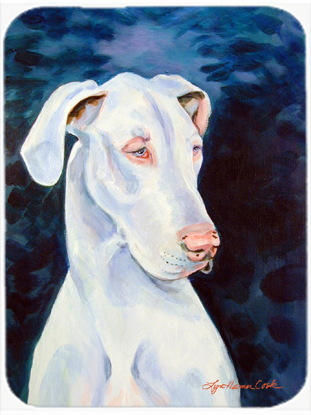 Picture of Carolines Treasures 7279LCB Great Dane Glass Cutting Board - Large- 15 x 12 in.