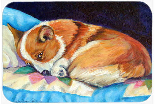 Picture of Carolines Treasures 7291LCB Corgi Glass Cutting Board - Large- 15 x 12 in.