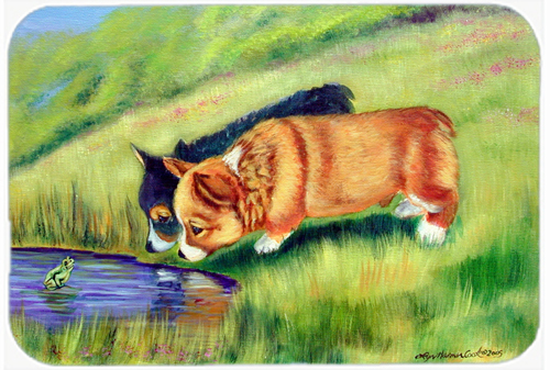 Picture of Carolines Treasures 7292LCB Corgi Glass Cutting Board - Large- 15 x 12 in.