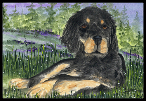 Gordon Setter Indoor Or Outdoor Doormat - 24 x 36 in.