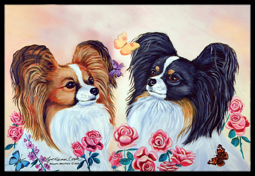 24 x 36 in. Papillon Indoor Or Outdoor Doormat