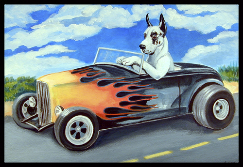 24 x 36 in. Great Dane Indoor Or Outdoor Doormat