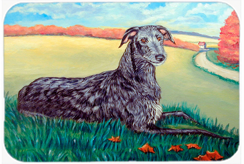 Picture of Carolines Treasures 7521LCB Scottish Deerhound Glass Cutting Board - Large