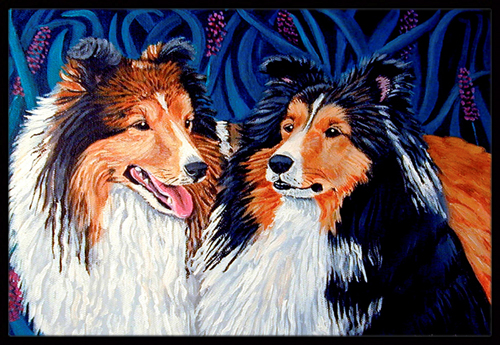 24 x 36 in. Sheltie Indoor Or Outdoor Doormat