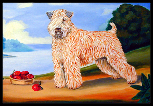 Wheaten Terrier Soft Coated Indoor Or Outdoor Doormat