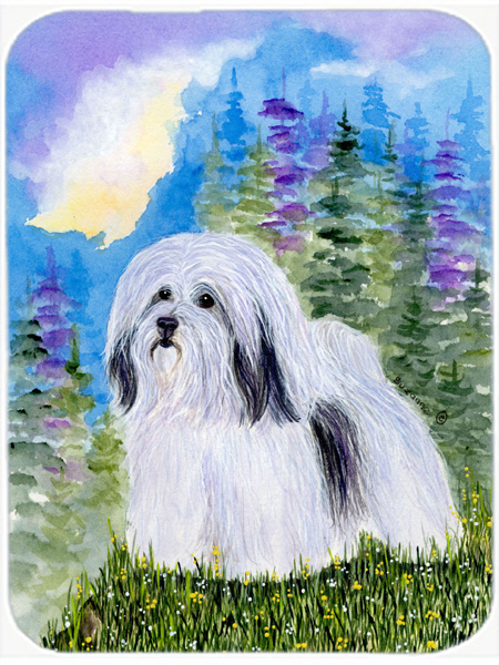 Havanese Glass Cutting Board - Large