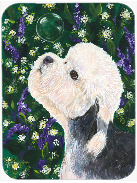 Dandie Dinmont Terrier Glass Cutting Board - Large