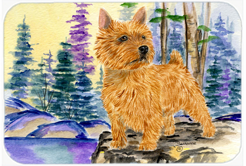 Norwich Terrier Glass Cutting Board - Large