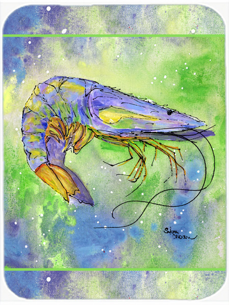 Picture of Carolines Treasures 8342LCB Shrimp Glass Cutting Board - Large