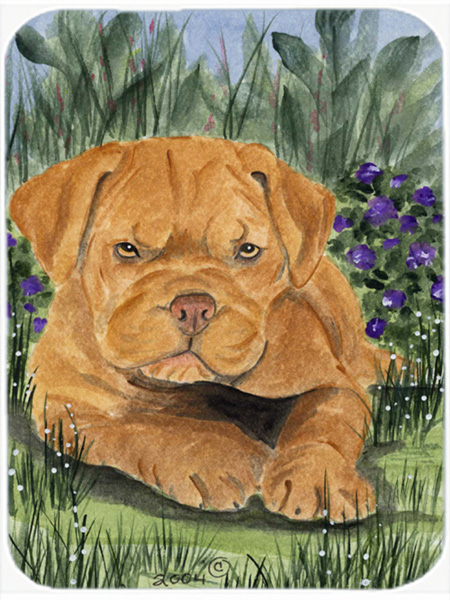 Dogue De Bordeaux Glass Cutting Board - Large