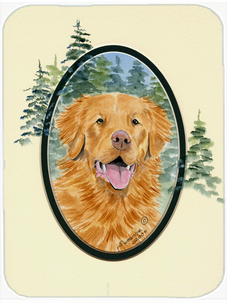 Nova Scotia Duck Toller Glass Cutting Board - Large