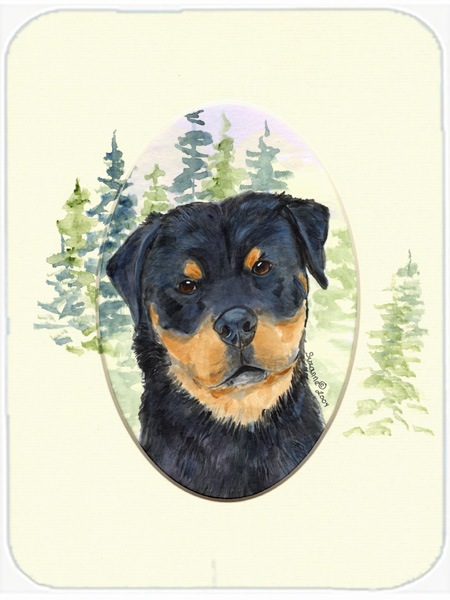 Rottweiler Glass Cutting Board - Large