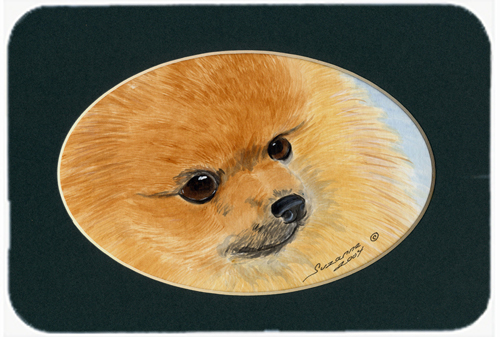 Pomeranian Glass Cutting Board - Large