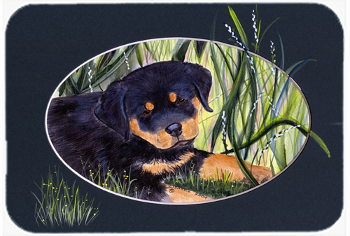 Rottweiler Glass Cutting Board - Large
