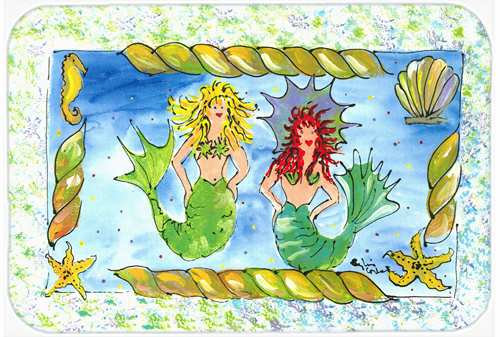 Picture of Carolines Treasures 8083LCB Mermaid Glass Cutting Board - Large