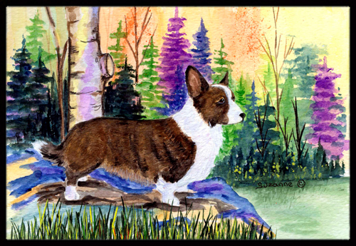 24 x 36 in. Corgi Indoor Or Outdoor Doormat