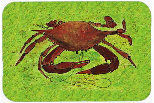 Picture of Carolines Treasures 8127LCB Crab Glass Cutting Board - Large