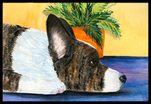 Corgi Indoor Or Outdoor Doormat