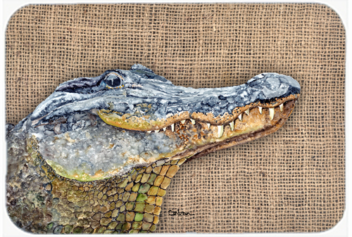 Picture of Carolines Treasures 8733LCB Alligator Glass Cutting Board - Large
