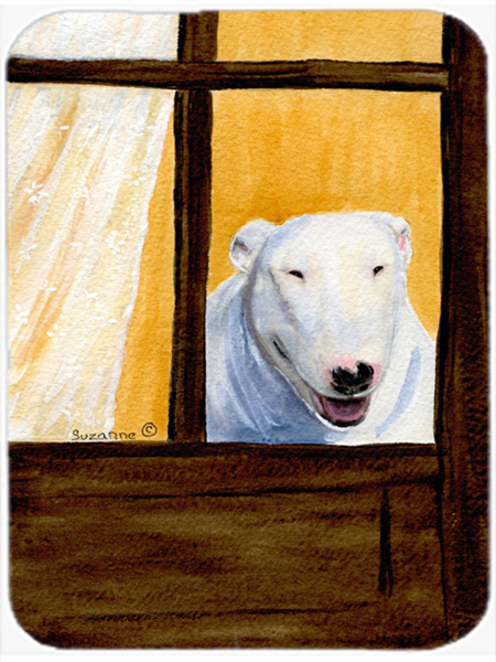 Bull Terrier Glass Cutting Board - Large