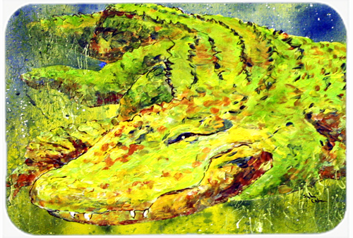 Picture of Carolines Treasures 8390LCB Alligator Glass Cutting Board - Large- 15 H x 12 L in.