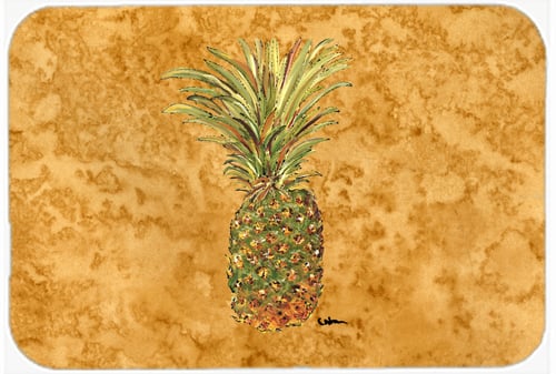 Picture of Carolines Treasures 8654LCB Pineapple Glass Cutting Board - Large- 15 H x 12 L in.