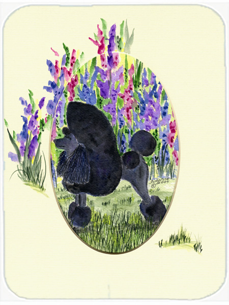 Poodle Glass Cutting Board - Large- 15 H x 12 L in.
