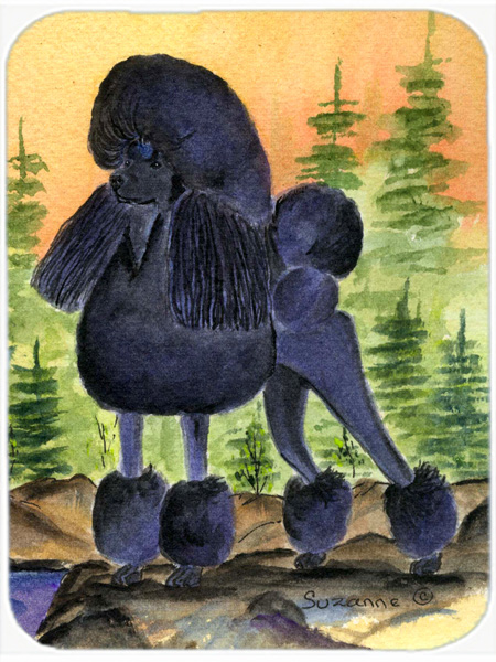 Poodle Glass Cutting Board - Large- 15 H x 12 L in.