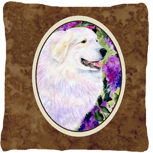 Great Pyrenees Indoor & Outdoor Decorative Fabric Pillow - 14 x 14 in.