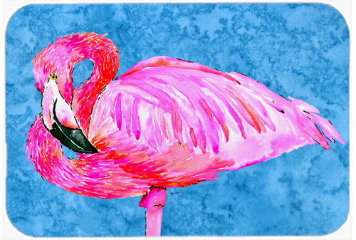 Picture of Carolines Treasures 8686LCB Flamingo Glass Cutting Board - Large- 15 H x 12 L in.