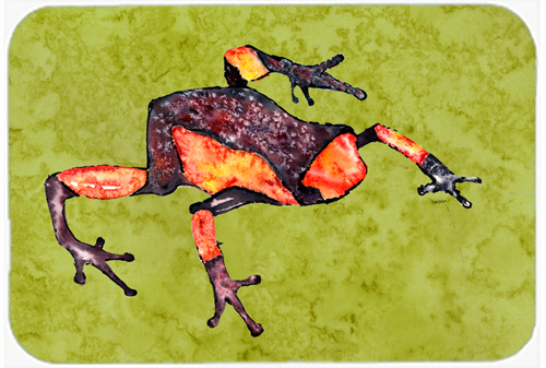 Picture of Carolines Treasures 8689LCB Frog Glass Cutting Board - Large- 15 H x 12 L in.