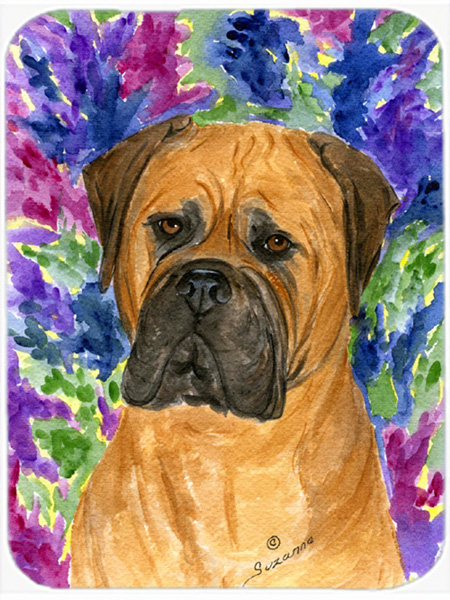 Bullmastiff Glass Cutting Board - Large- 15 H x 12 L in.