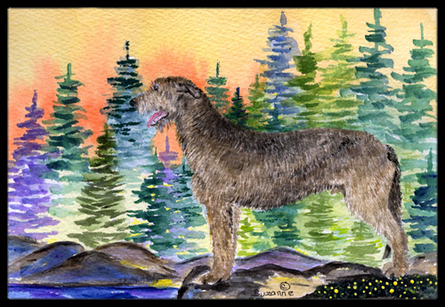 SS8205JMAT Irish Wolfhound Doormat - 24 x 36 in.