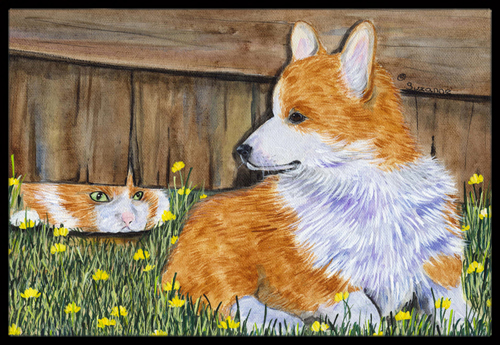 SS8213JMAT Corgi Doormat - 24 x 36 in.