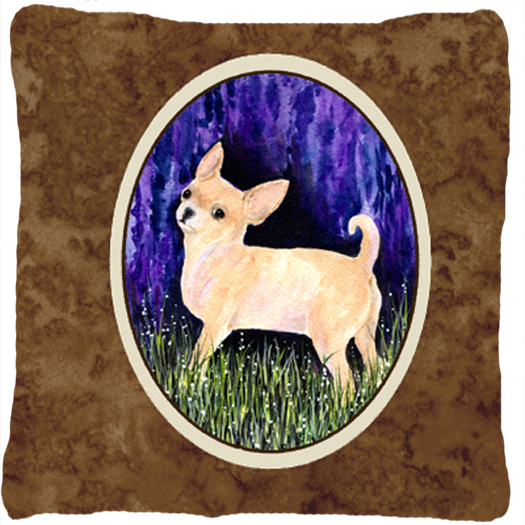Starry Night Chihuahua Decorative Fabric Pillow