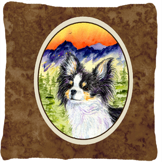 Chihuahua Decorative Fabric Pillow - 14 x 14 in.