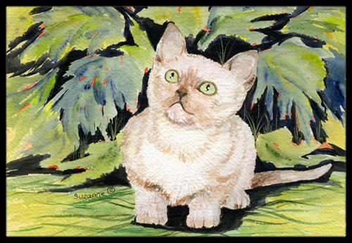 SS8265JMAT Cat - Burmese Doormat - 24 x 36 in.