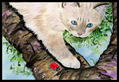 SS8276JMAT Cat - Birman Doormat - 24 x 36 in.