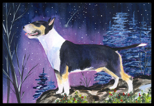 SS8344JMAT Bull Terrier Doormat - 24 x 36 in.