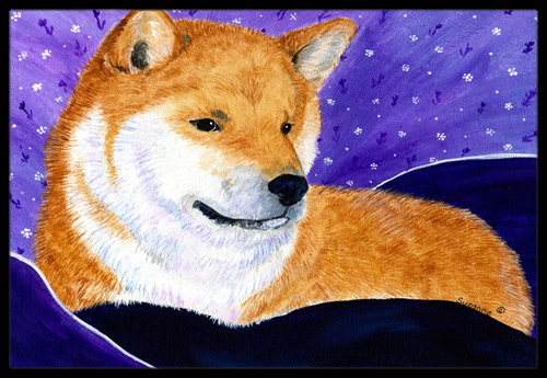 Shiba Inu Doormat - 24 x 36 in.