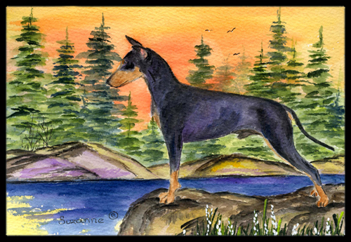 Manchester Terrier Doormat - 24 x 36 in.