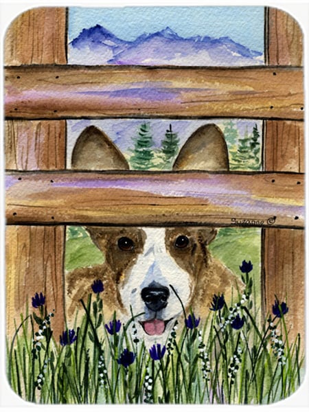 Corgi Glass Cutting Board - Large