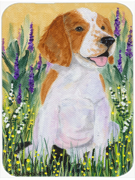 Welsh Springer Spaniel Glass Cutting Board - Large