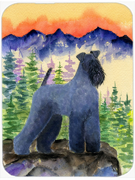 Kerry Blue Terrier Glass Cutting Board - Large