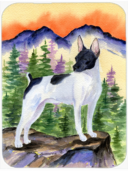 SS8224LCB Rat Terrier Glass Cutting Board - Large